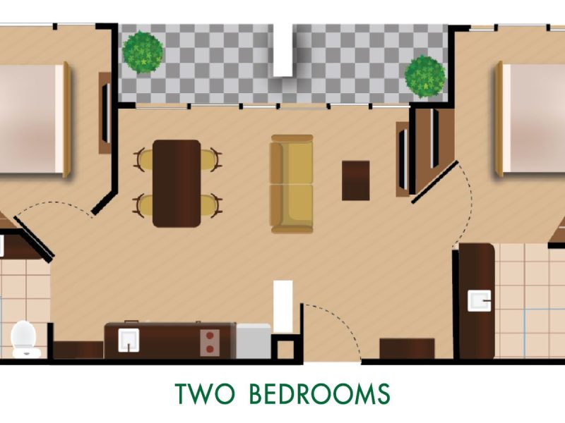Two Bedrooms