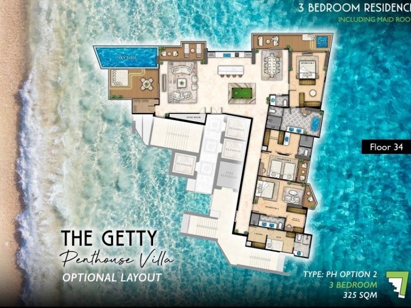 Type PH Option 2 3 bed 325 sqm